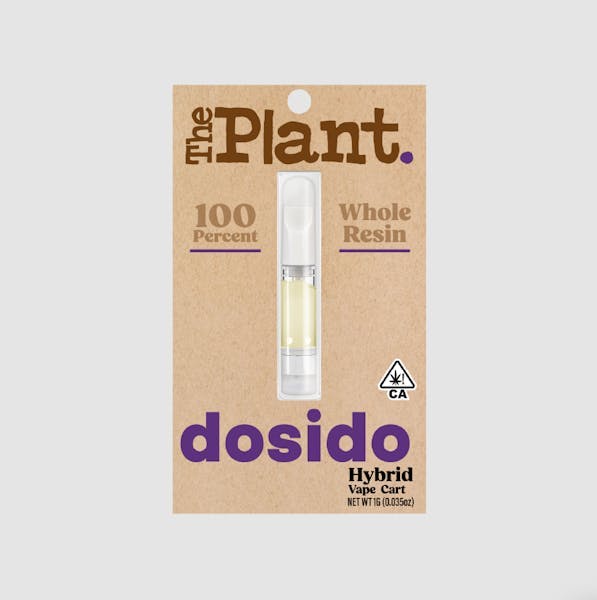 The Plant - Plant Dosido 100% Whole Resin Vape Cart - 1