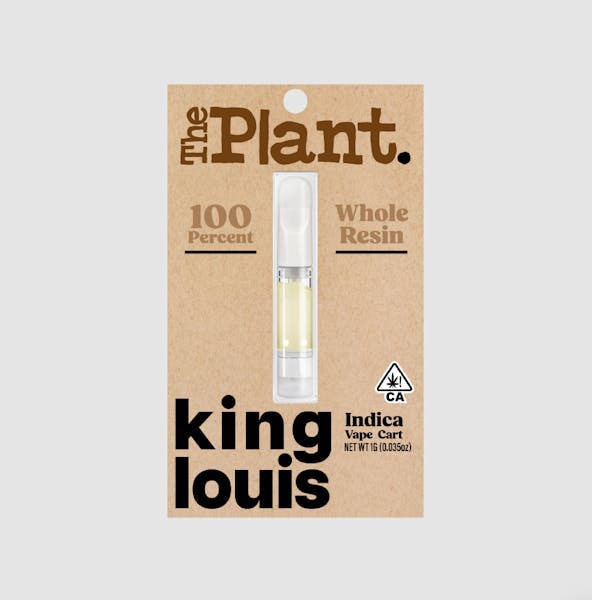 The Plant - Plant King Louis 100% Whole Resin Vape Cart - 1