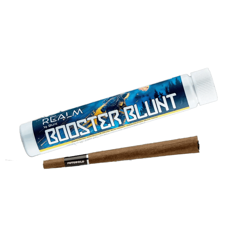Realm Cannabis - Bounty Hunters Realm | Grape Fritter | 1g Booster Blunt - 1