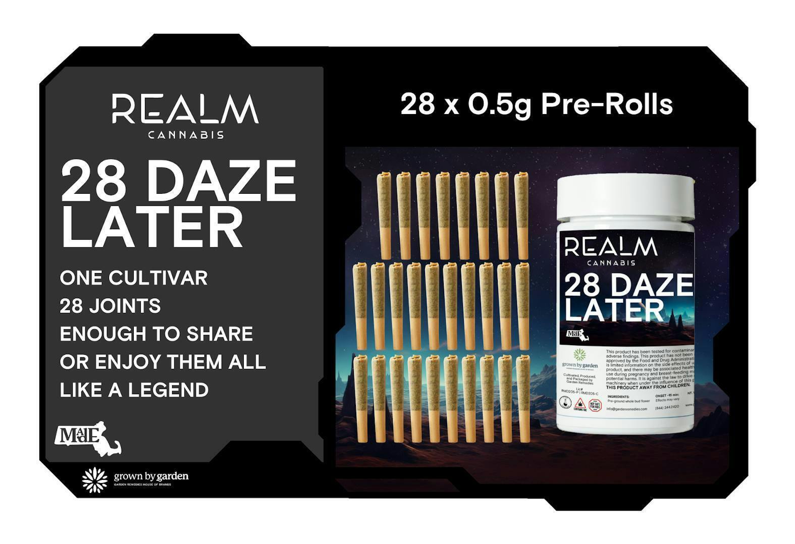 Realm Cannabis - Bounty Hunters | Royal Fruit Snacks x Governmint Oasis | 28 Daze Later 14g - 1