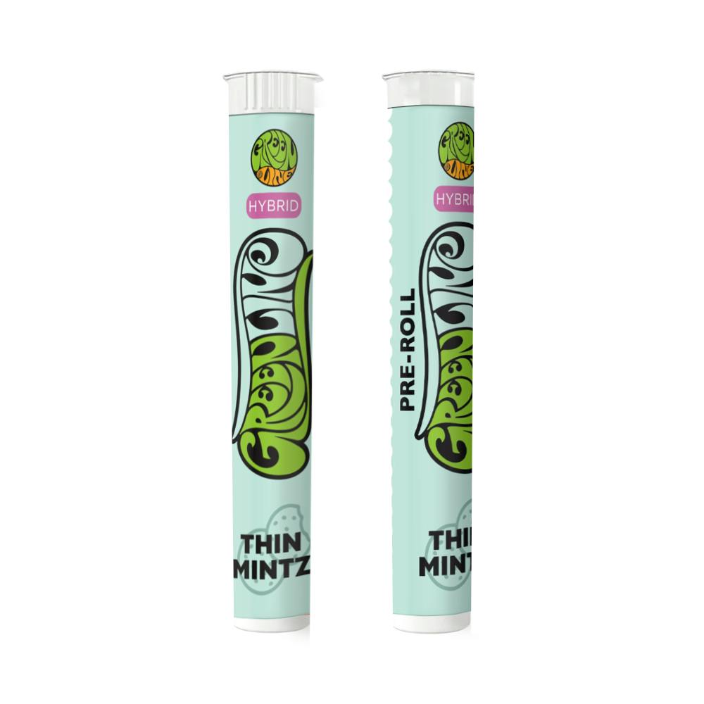 Greenline - Thin Mintz - Indoor Flower Pre-Roll - Hybrid - 1g - 1