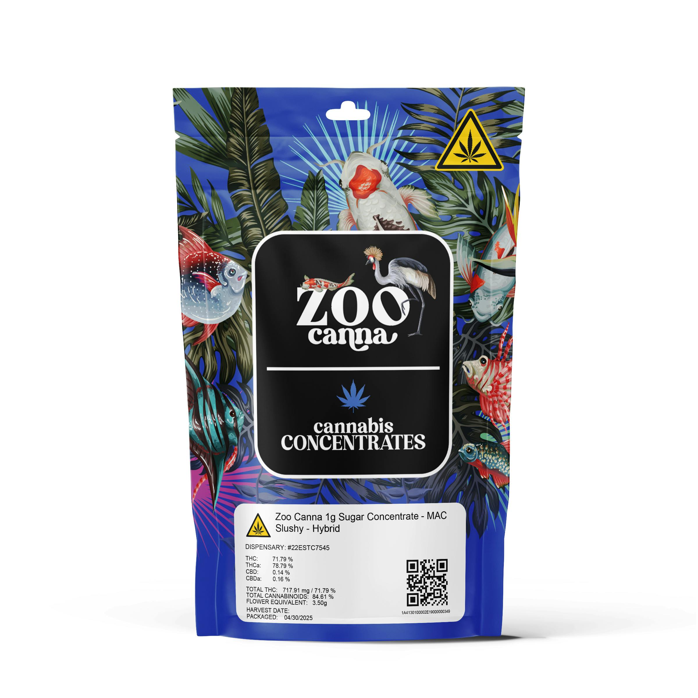 Zoo Canna - Zoo Canna 1g Sugar Concentrate - MAC Slushy - Hybrid - 1