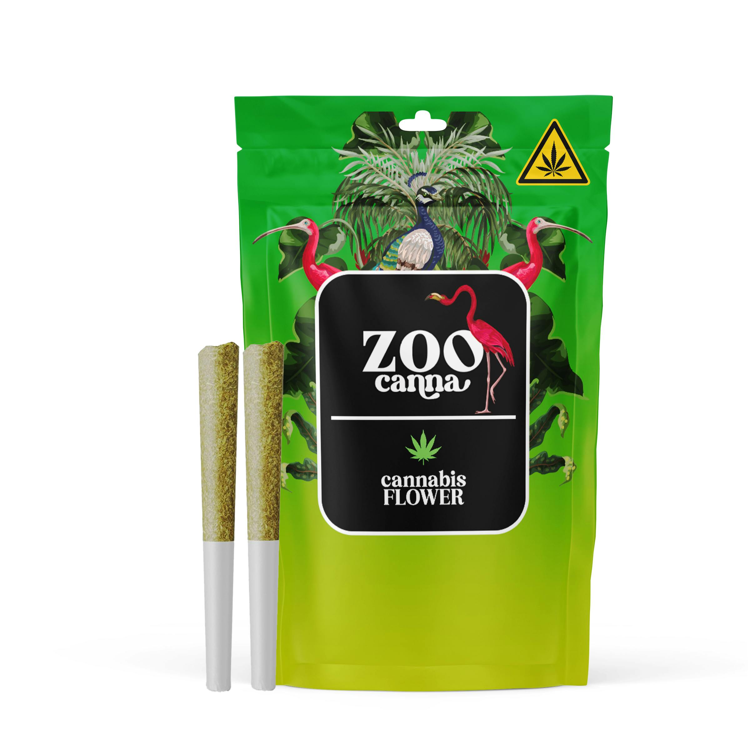 Zoo Canna - Zoo Canna 2 Pack .75g Pre-Rolls Gruntz - Sativa - 1