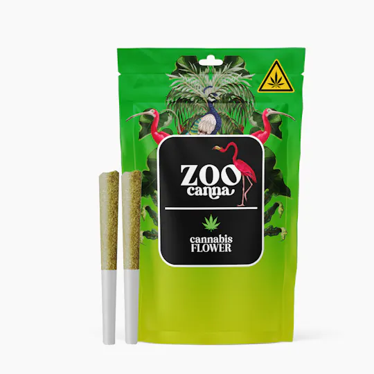 Zoo Canna - Zoo Canna 2 Pack .75g Pre-Rolls Gruntz - Sativa - 1