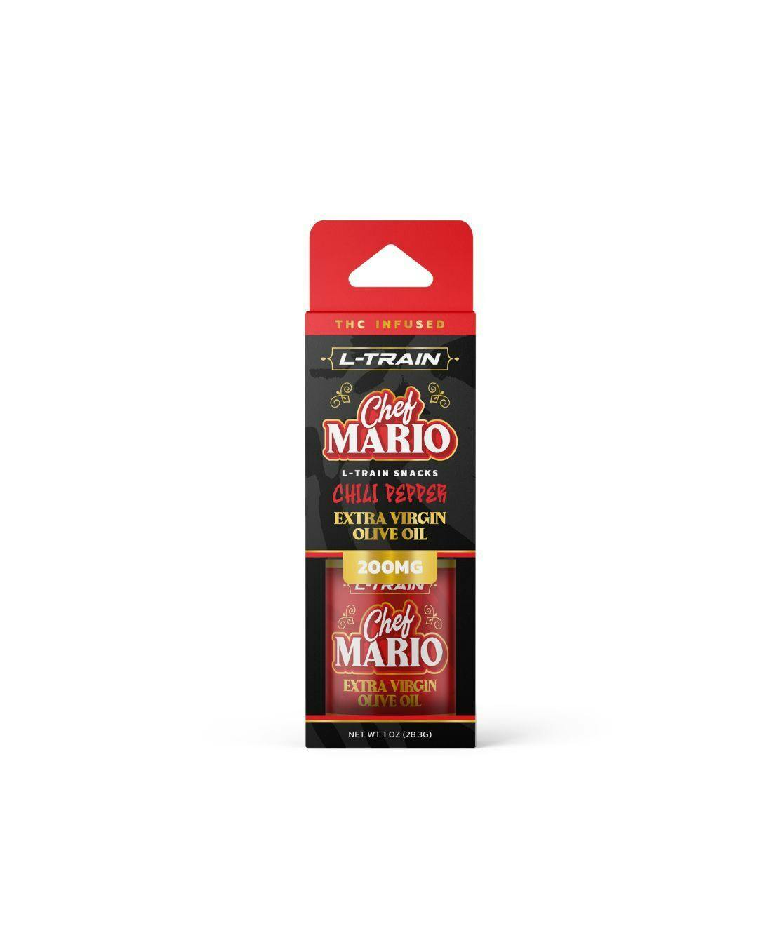 L Train - *NEW* L-Train x Chef Mario | 200mg {Chili Pepper} Infused Olive Oil - 1