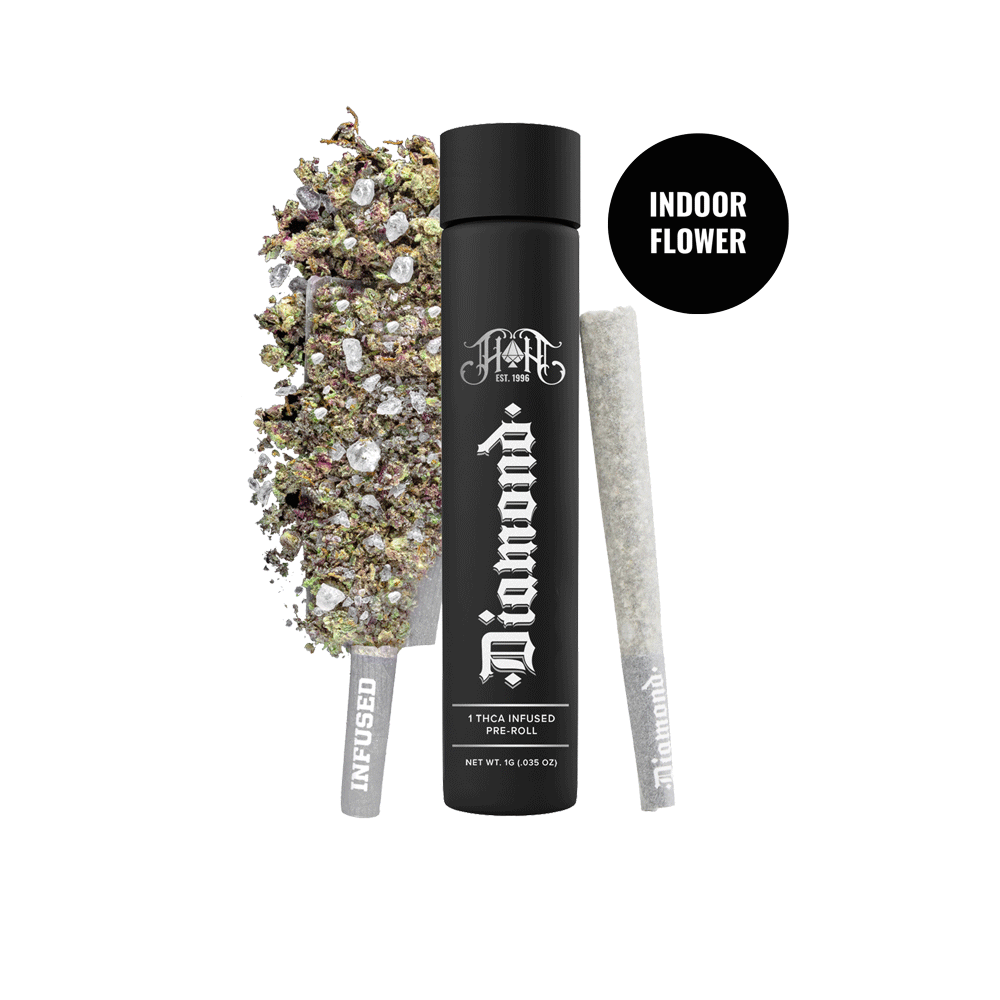 Heavy Hitters - Durban Poison | Sativa - Diamond Infused 1g Pre-Roll - 1