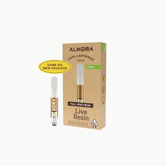 Almora - 100% Live Resin Lemonatti Cartridge 1g - 1