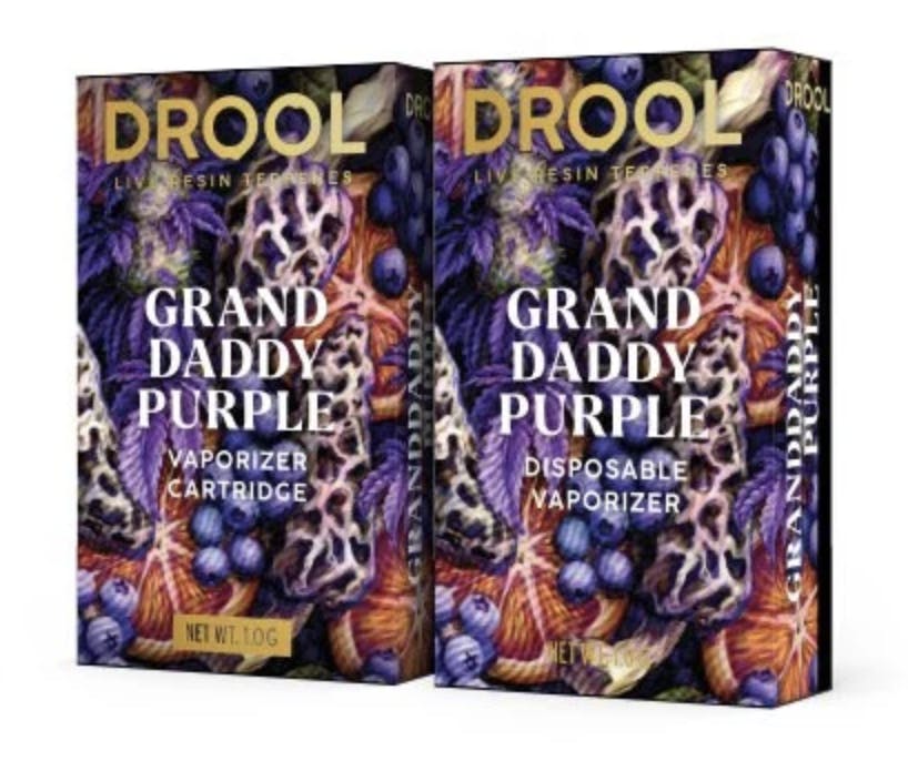 Drool - Drool | Grand Daddy Purple | Live Resin Disposable | 1G - 1
