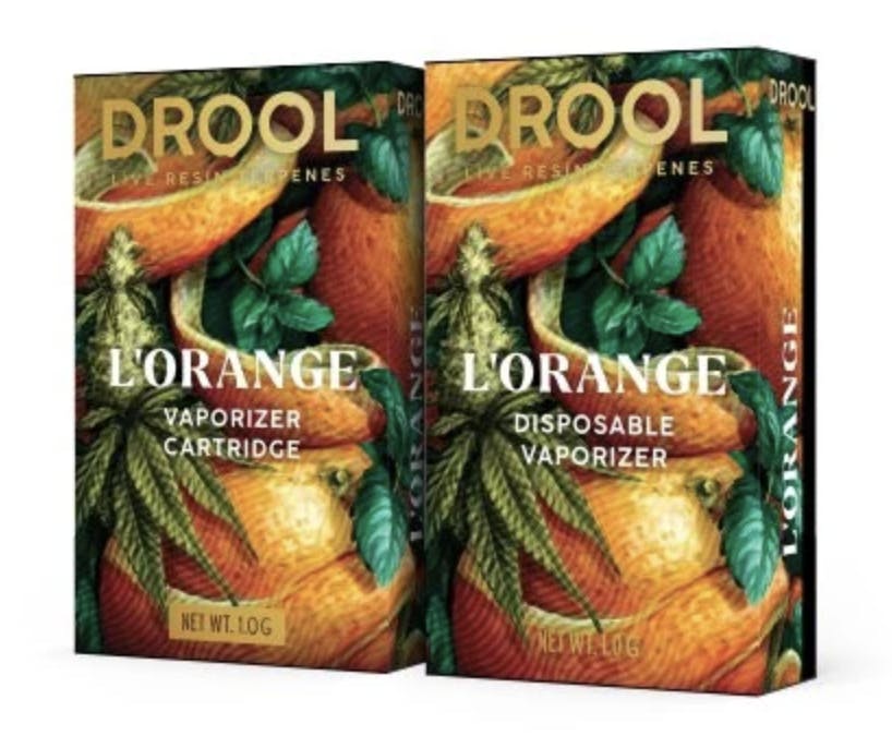 Drool - Drool | L'Orange | Live Resin Cartridge | 1G - 1