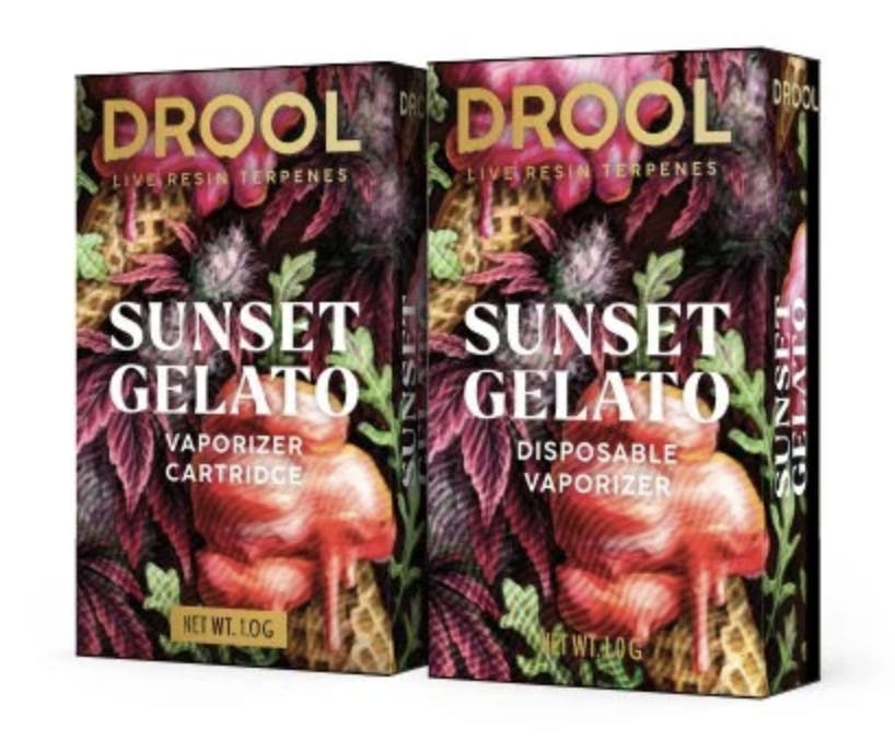 Drool - Drool | Sunset Gelato | Live Resin Cartridge | 1G - 1