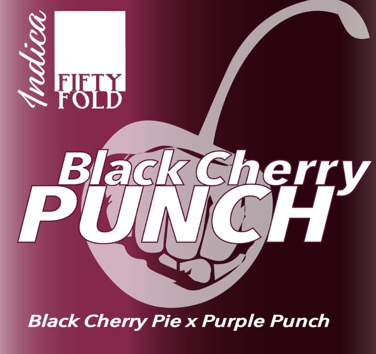 Fifty Fold - Fifty Fold - Black Cherry Punch Infused Pre-Roll 0.75g - 1