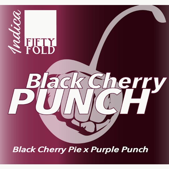 Fifty Fold - Fifty Fold - Black Cherry Punch Infused Pre-Roll 0.75g - 1