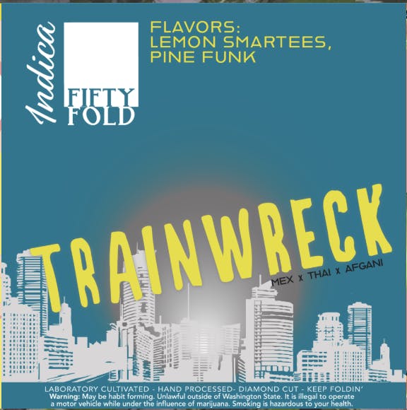 Fifty Fold - Fifty Fold - Trainwreck Flower 3.5g - 1