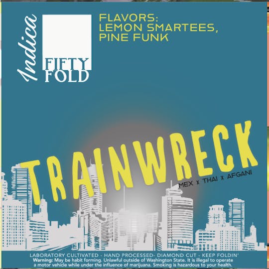 Fifty Fold - Fifty Fold - Trainwreck Flower 3.5g - 1