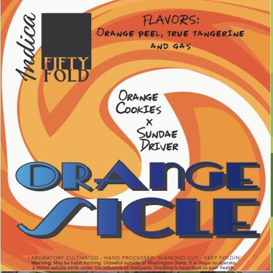 Fifty Fold - Fifty Fold - Orangesicle Flower 3.5g - 1
