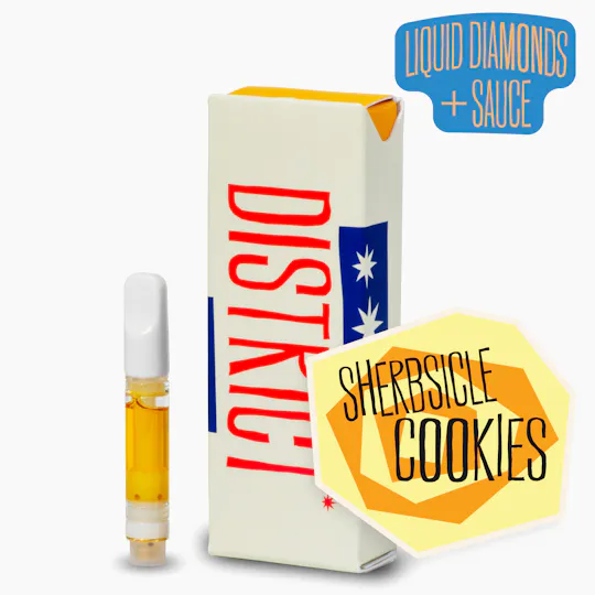 District Cannabis - Sherbsicle Cookies Liquid Diamonds & Sauce Cartridge - 1