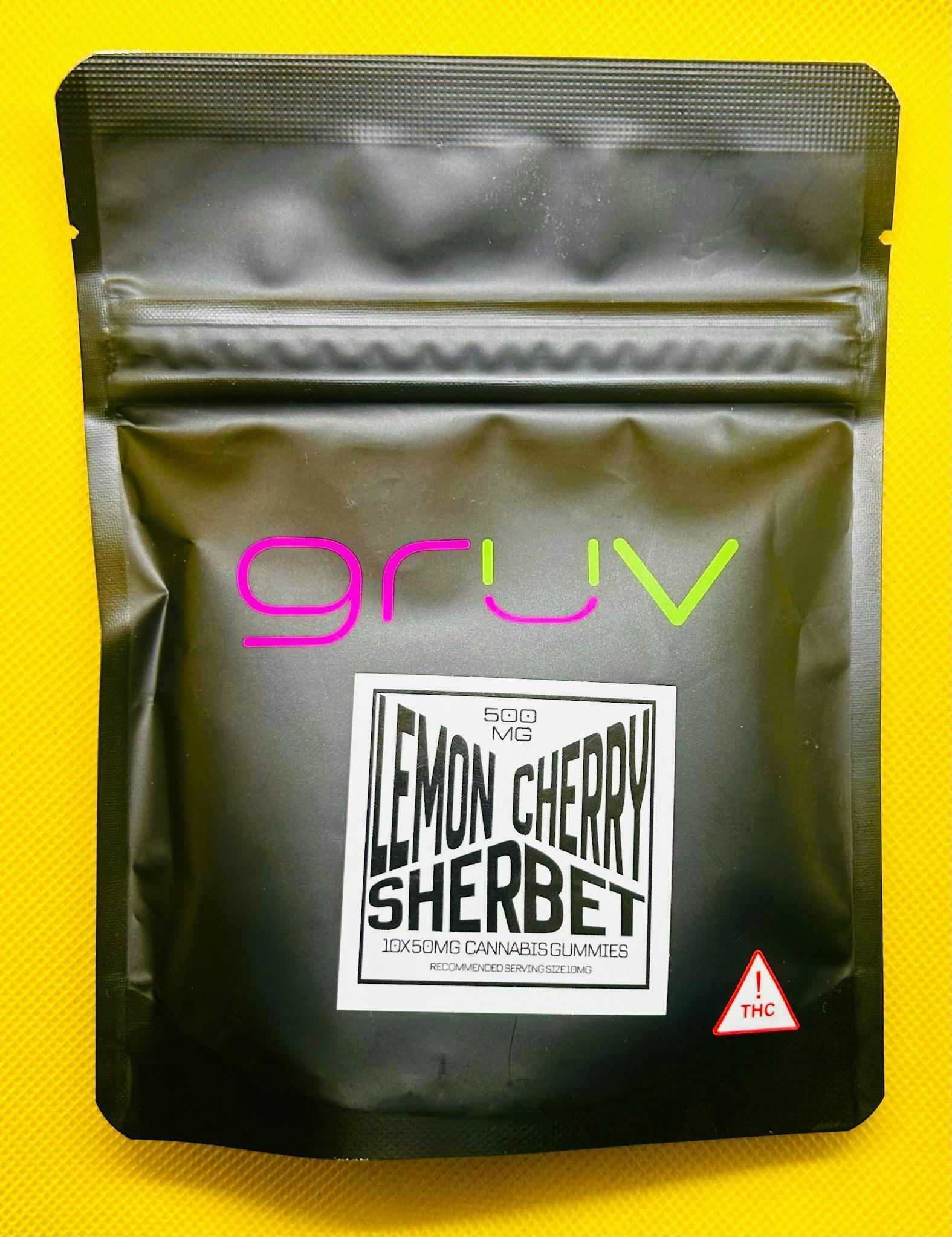 Gruv - Lemon Cherry Sherbet – Gummies – 500mg - 1