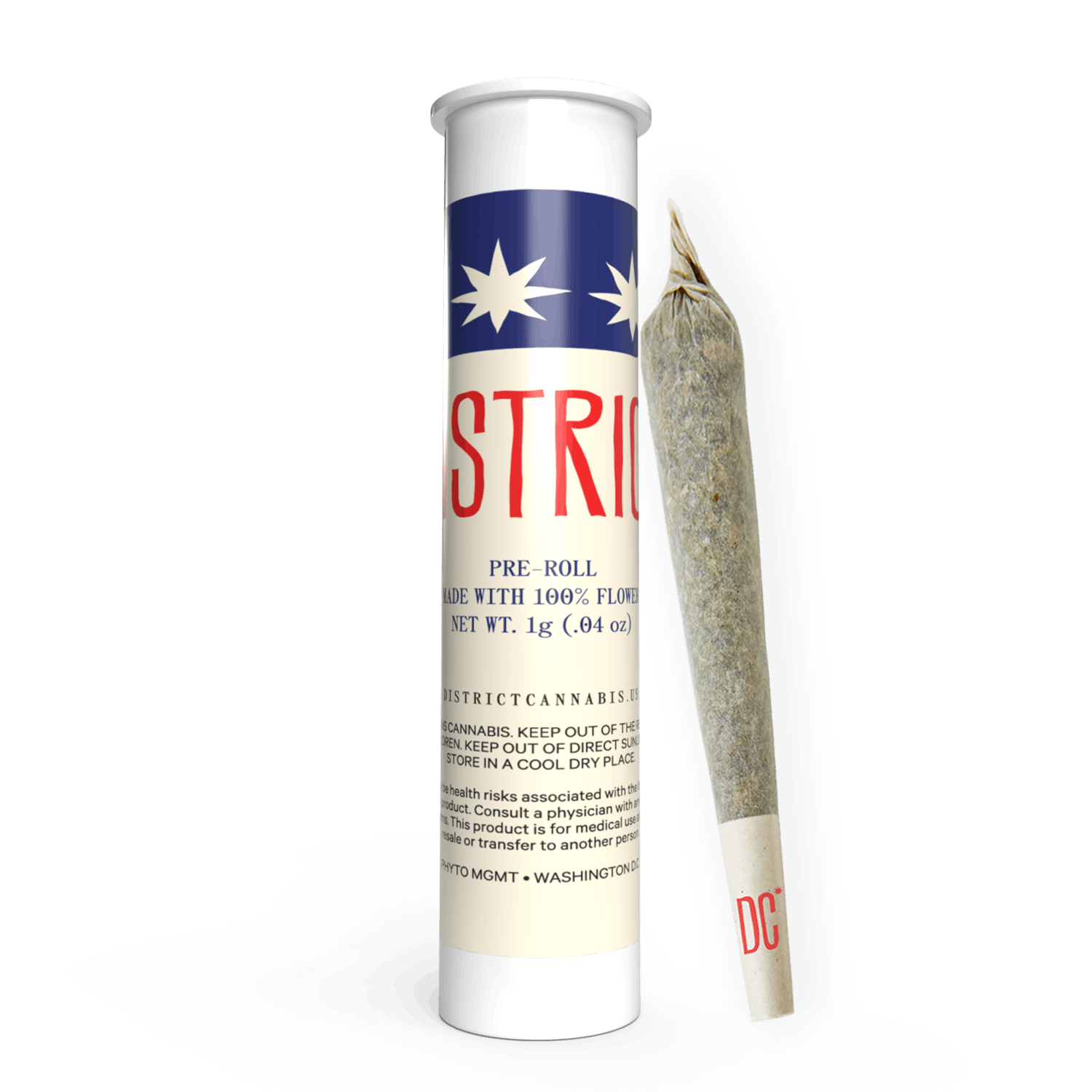 District Cannabis - Zeroz Pre-Roll 1g - 1