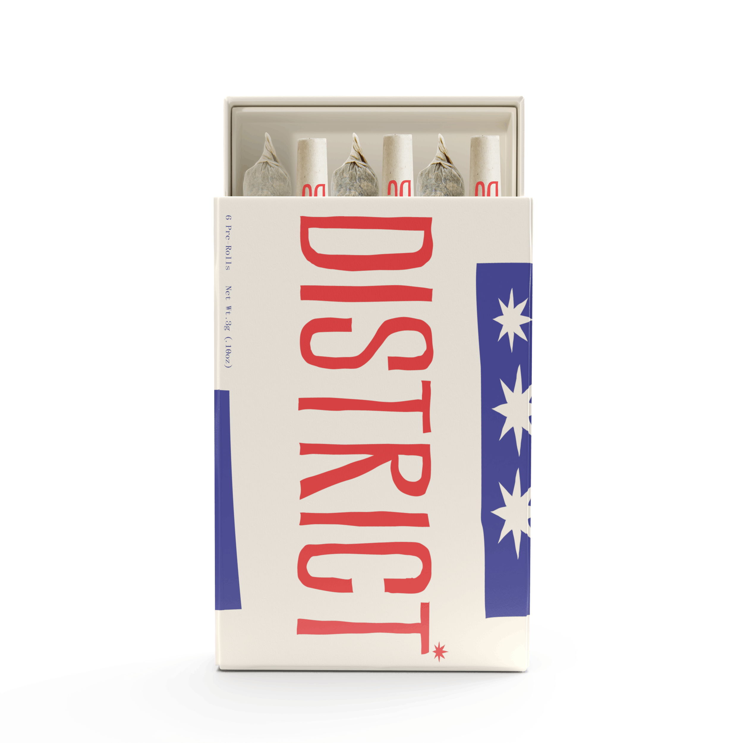 District Cannabis - Zeroz Pre-Roll Packs 6ct - 1