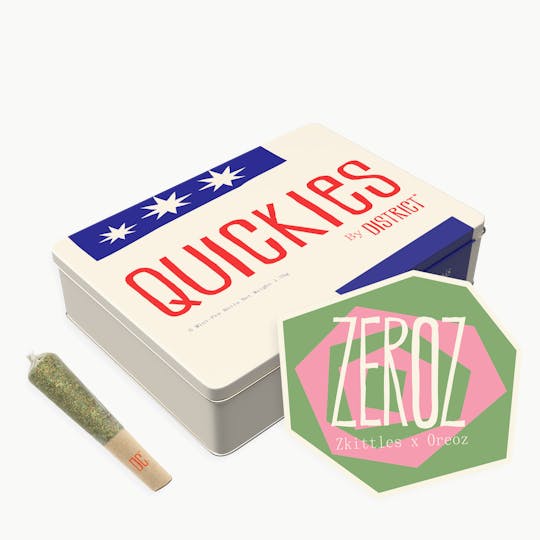 District Cannabis - Zeroz | Quickies | 0.35 mini joints 5ct - 1