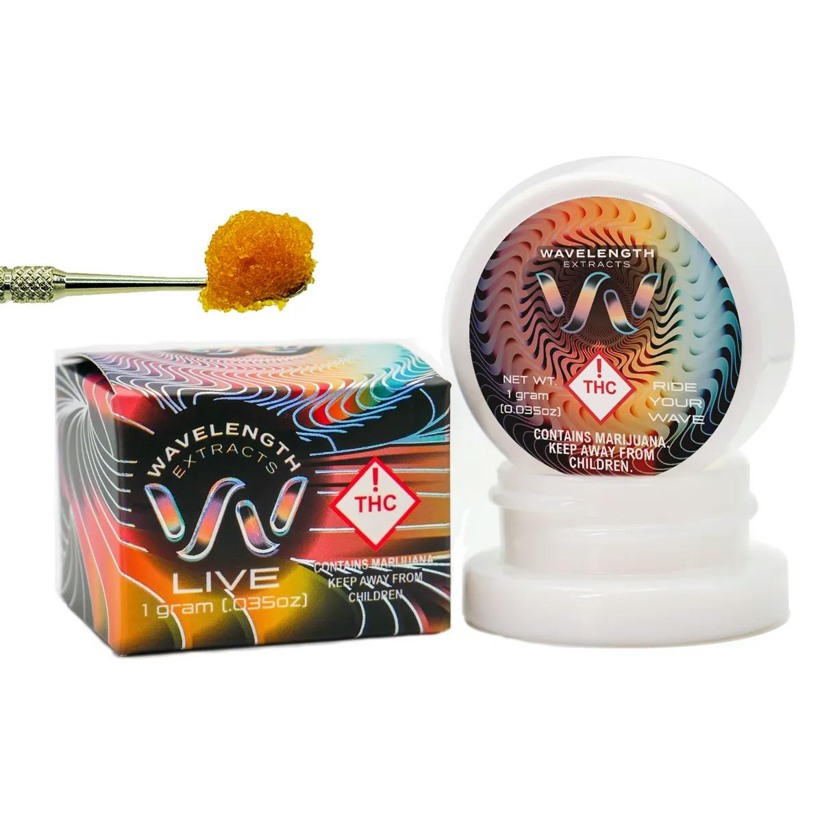 Wavelength Extracts - Wavelength | Tangerine Frost | 1g Live Resin - 1