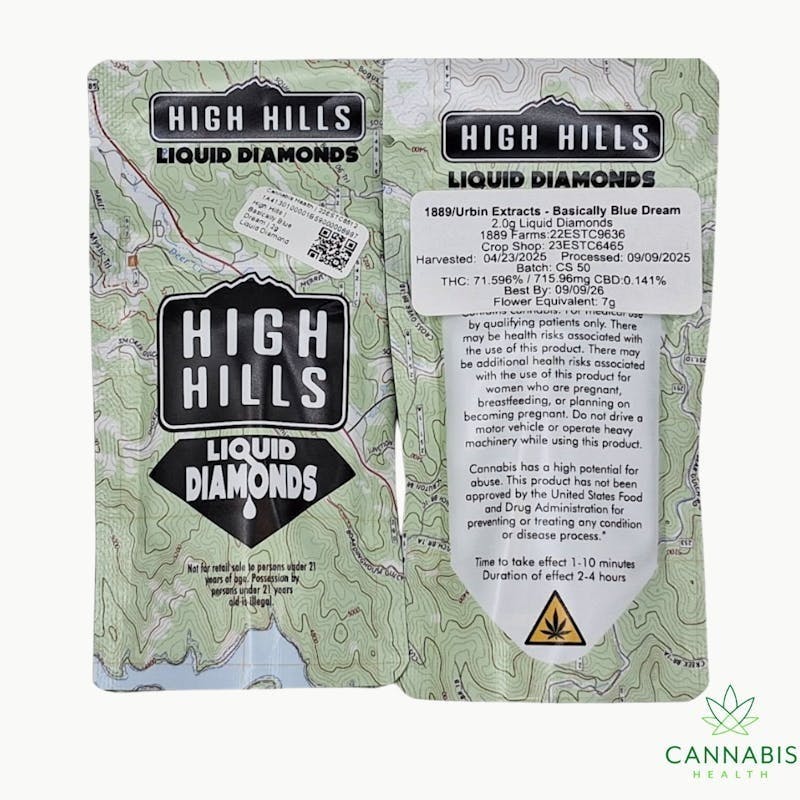 High Hills - Basically Blue Dream – Liquid Diamond – Disposable – 2g - 1
