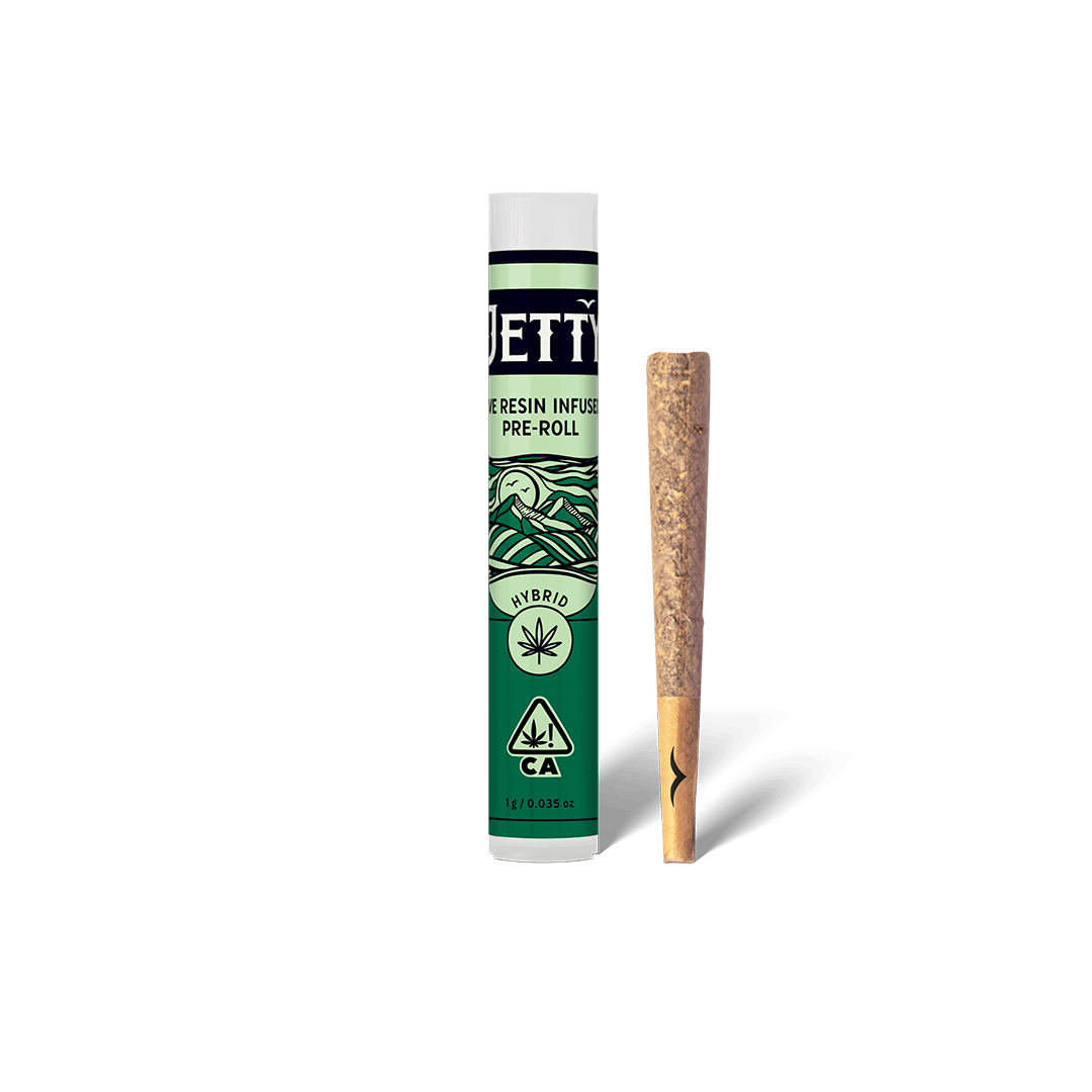 Jetty Extracts - Cadillac Grapes x Garlic Popz | Live Resin Infused Joint | 1g - 1