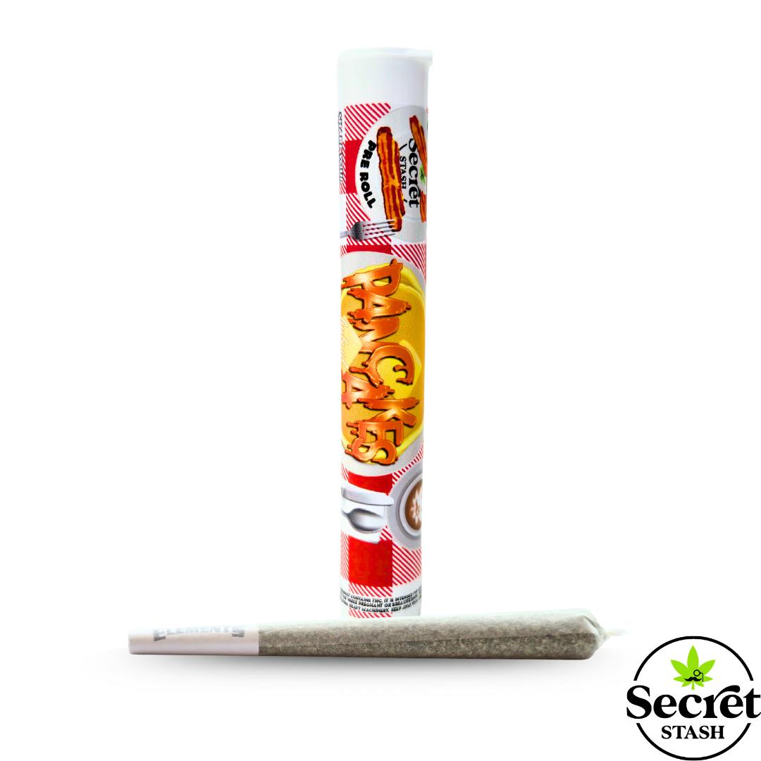 Secret Stash - Secret Stash | Full Bud Pre Roll | Pancakes | 1.2g - 1
