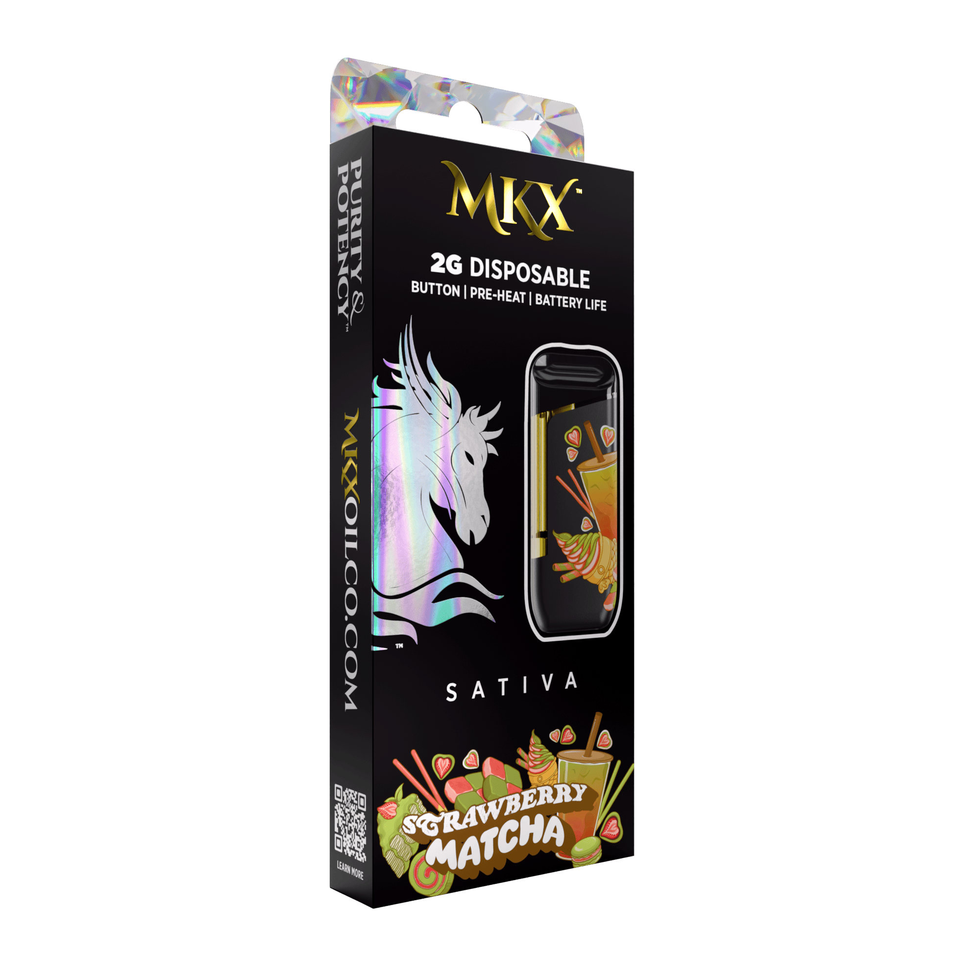 MKX Oil Co - MKX | Strawberry Matcha | 2g | Disposable - 1