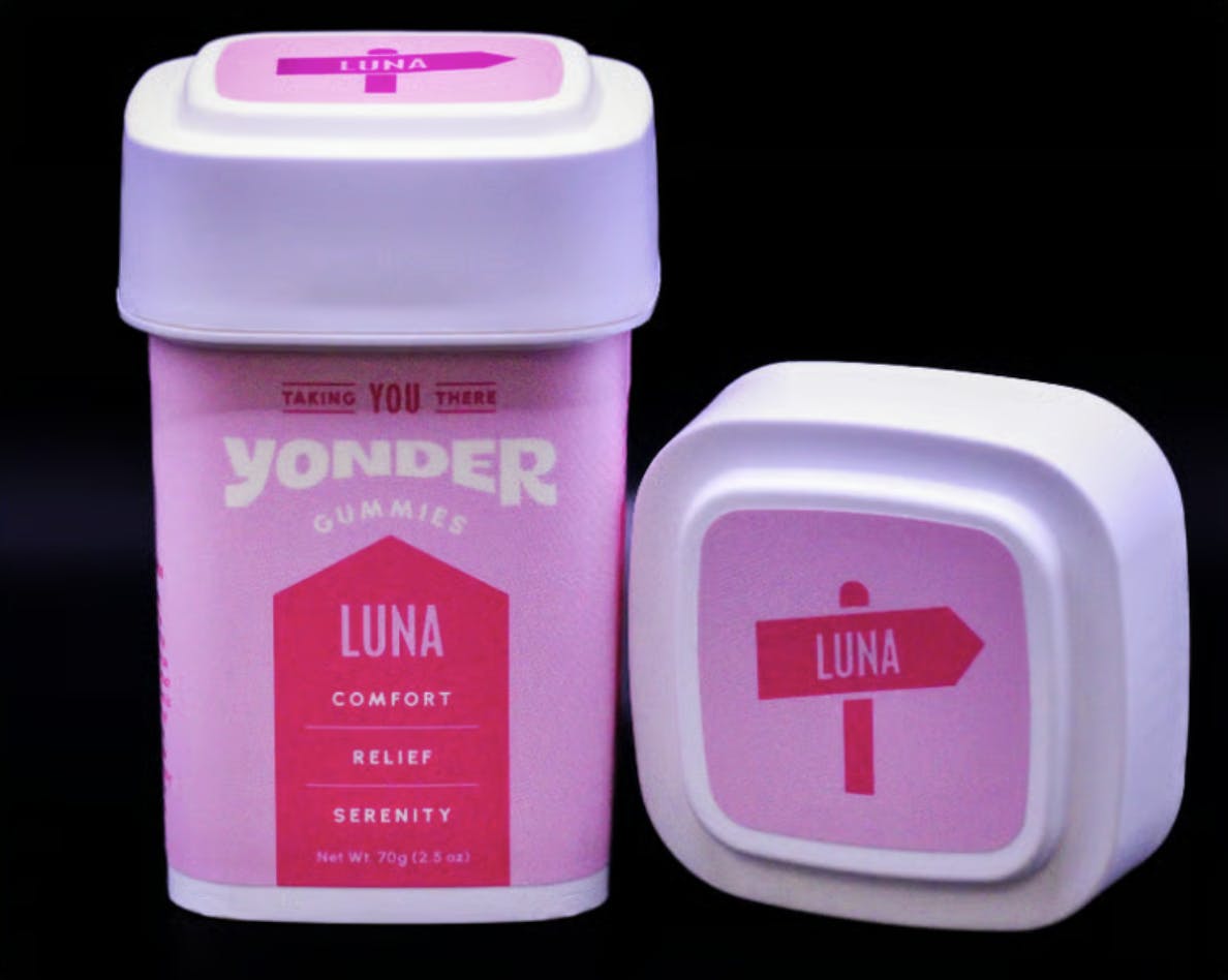 Yonder - Yonder | Peach | 500mg LUNA Gummies 25pk - 1