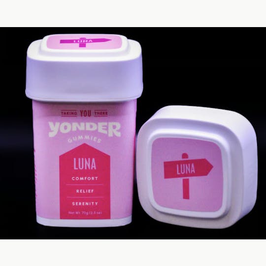 Yonder - Yonder | Peach | 100mg LUNA Gummies 10pk - 1