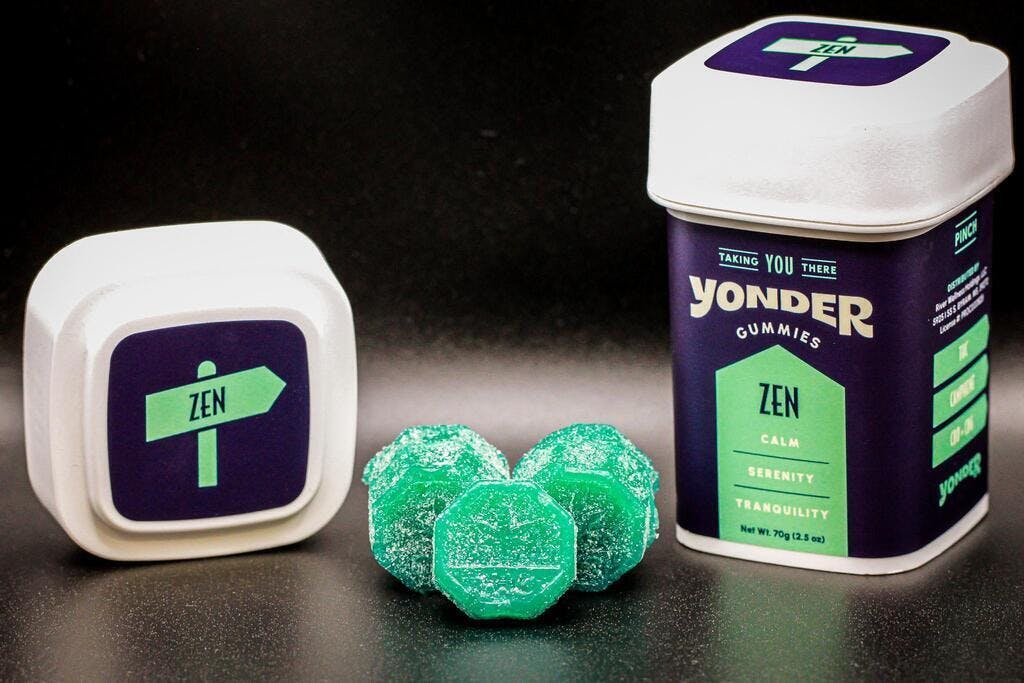 Yonder | Blue Raspberry | 200mg ZEN Gummies 10pk - Yonder
