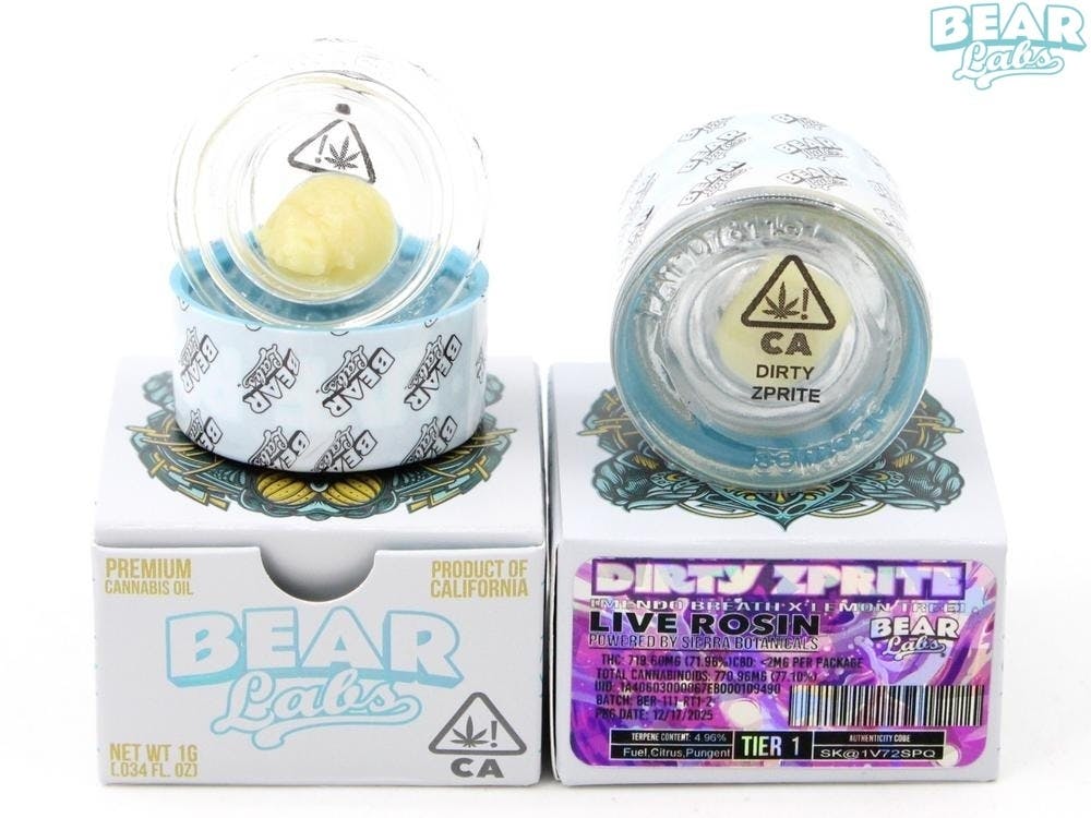 Bear Labs - BEAR Labs - Dirty Zprite - Rosin Tier 1 - 1