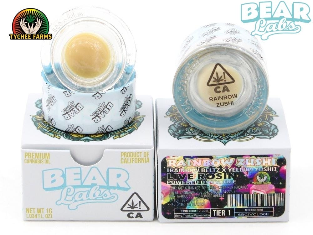Bear Labs - BEAR Labs - Rainbow Zushi - Rosin Tier 1 - 1