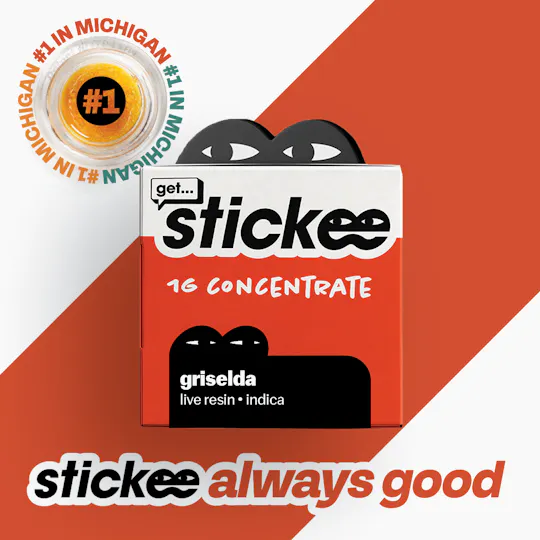Stickee - STICKEE | Griselda | Indica | Live Resin Concentrate | 1G - 1