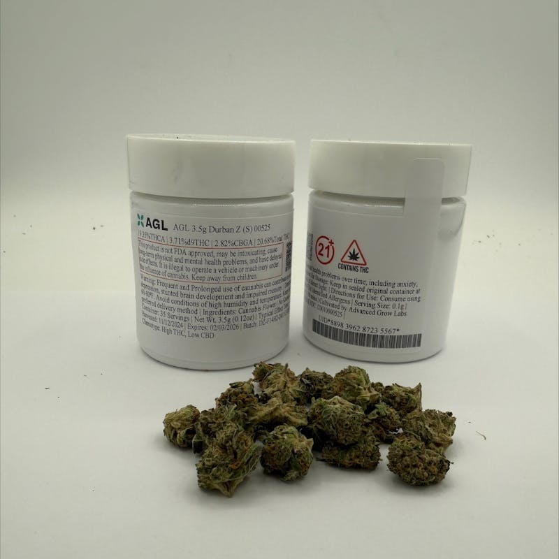 Advanced Grow Labs - Advanced Grow Labs - Durban Z Flower 3.5g - 1