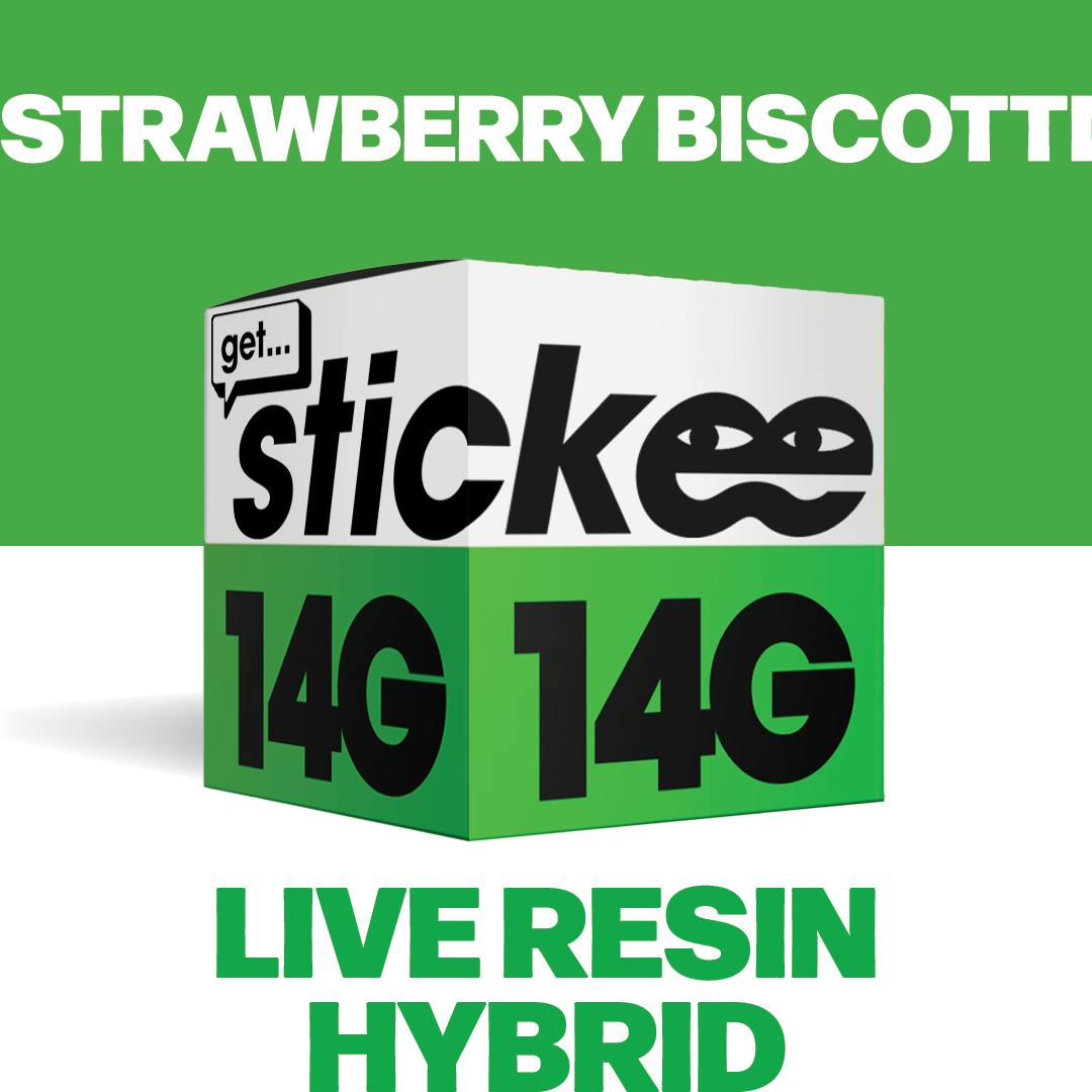 Stickee - STICKEE | Strawberry Biscotti | 14G | Live Resin Concentrate - 1