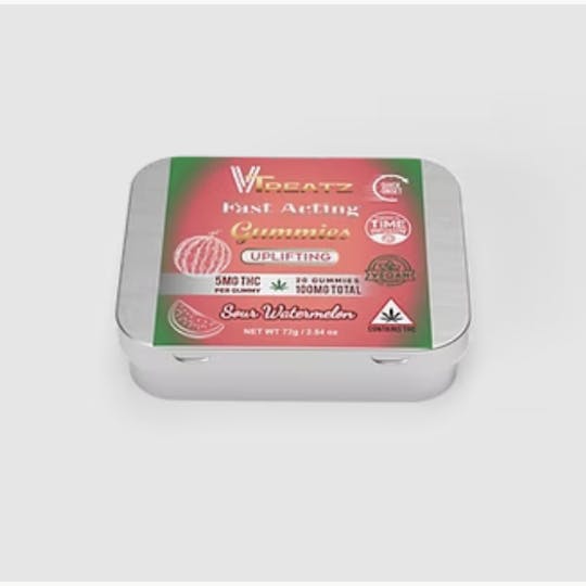 Vtreatz - Vtreatz | Sour Watermelon | Gummies | 20pk - 1