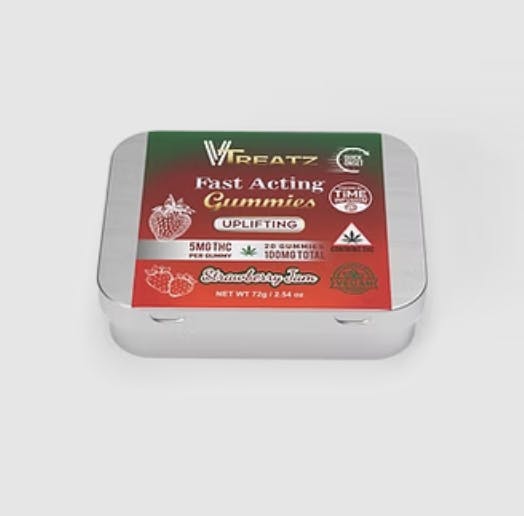 Vtreatz - Vtreatz | Strawberry Jam | Gummies | 20pk - 1