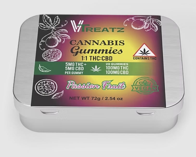 Vtreatz - Vtreatz | Passionfruit | 1:1 Gummies | 20pk - 1