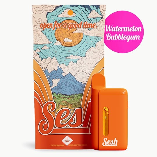 Craft Concentrates - Watermelon Bubblegum - 'Super Seshie' 4g AIO - by Sesh® - 1