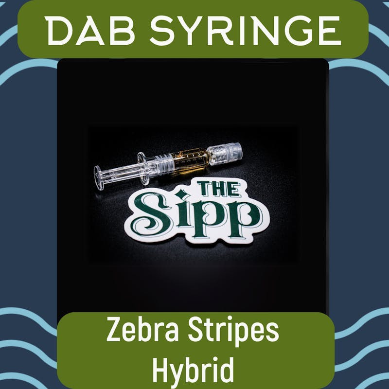 The Sipp - Zebra Stripes – Full Spectrum Syringe – 1g - 1