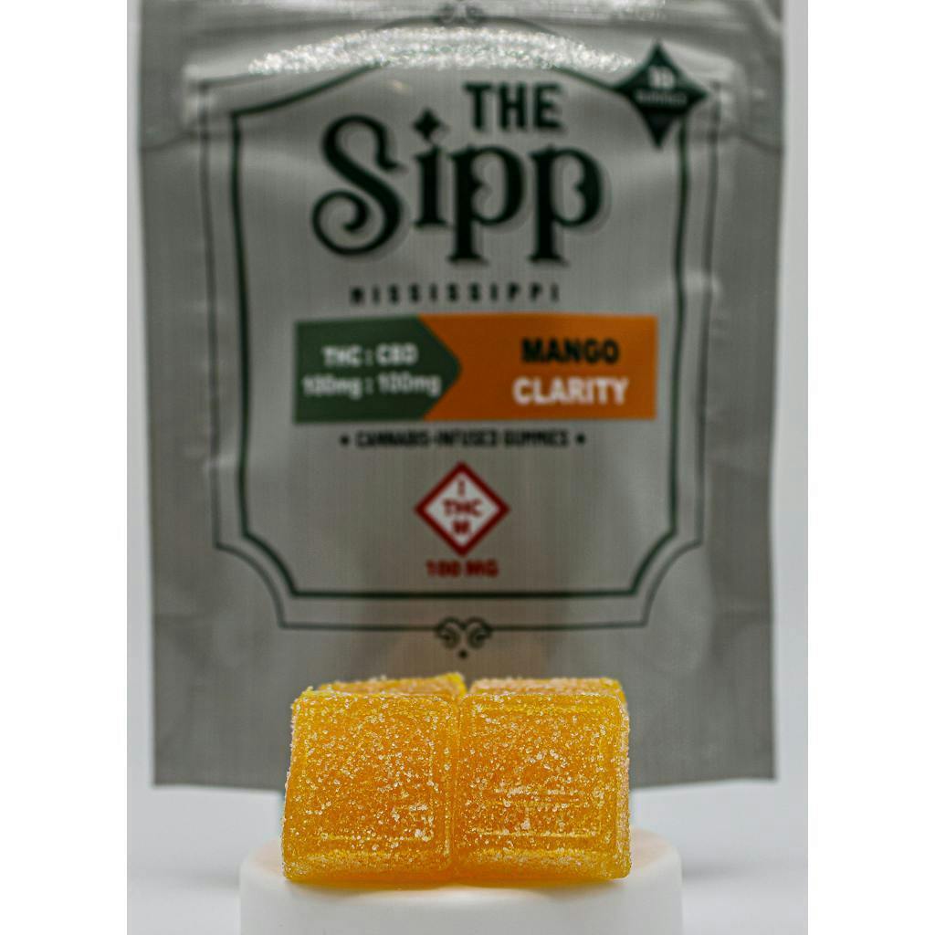 The Sipp - 1:1 CBD Mango Clarity Gummies – 100mg - 1