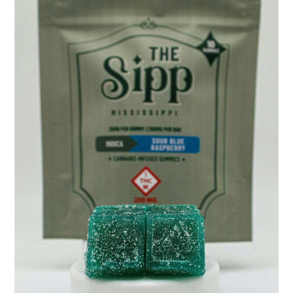 The Sipp - Sour Blue Razz Gummies – 250mg - 1