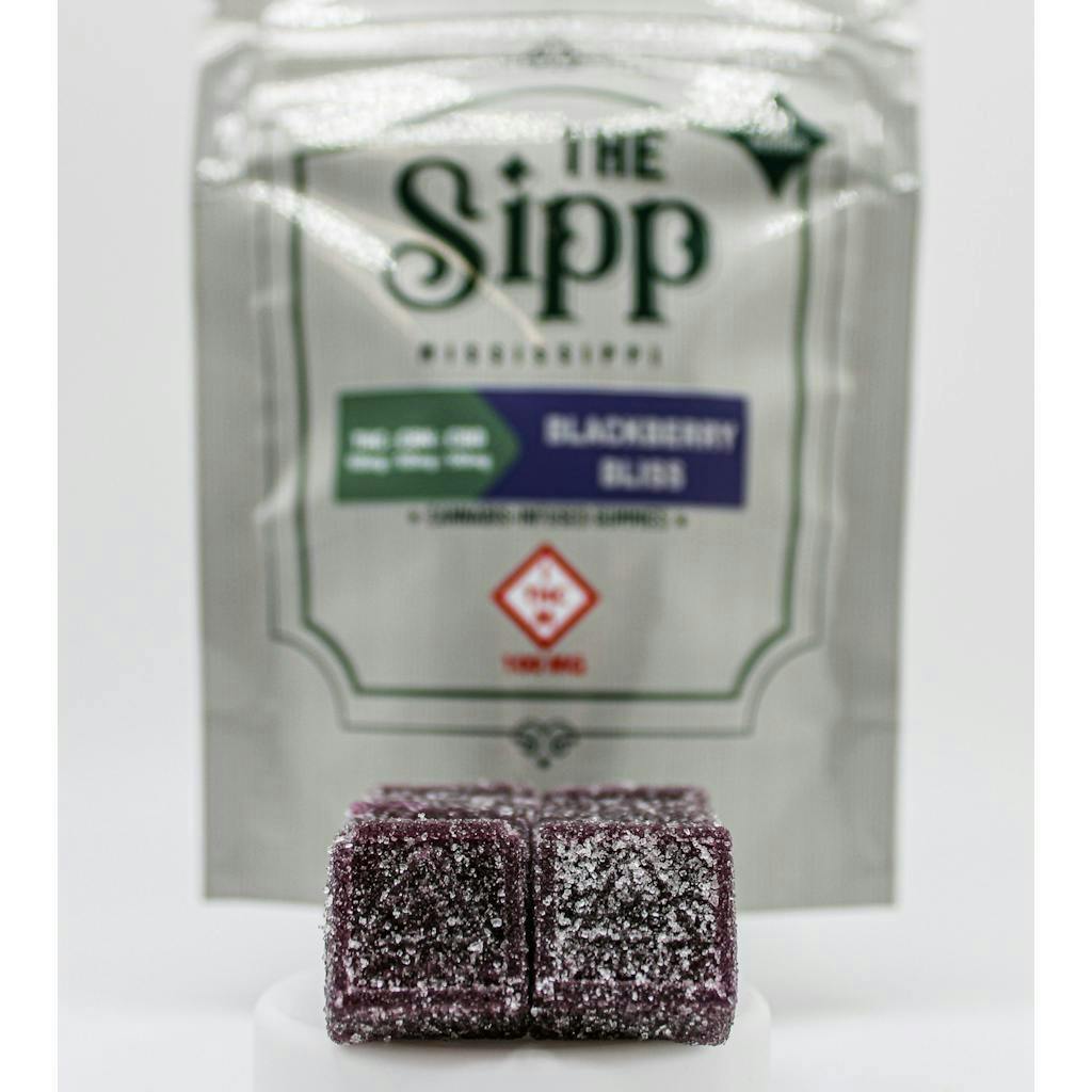 The Sipp - 1:1:1 Blackberry Bliss Gummies – 100mg - 1