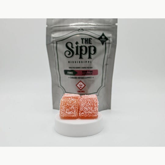The Sipp - Sour Pink Lemonade Gummies – 250mg - 1