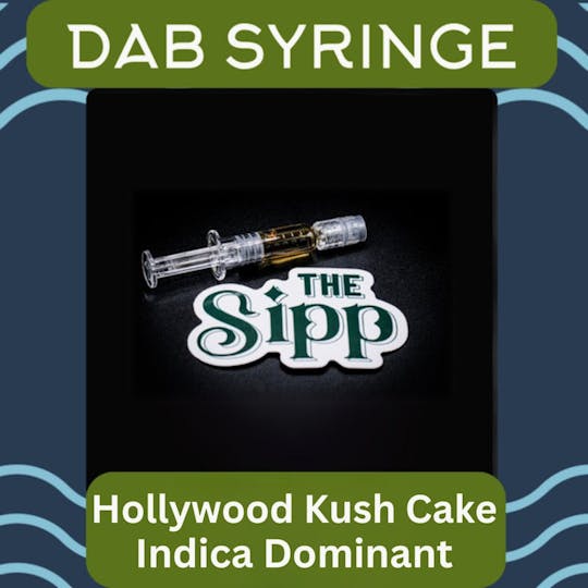 The Sipp - Hollywood Kush Cake – Full Spectrum Syringe – 1g - 1