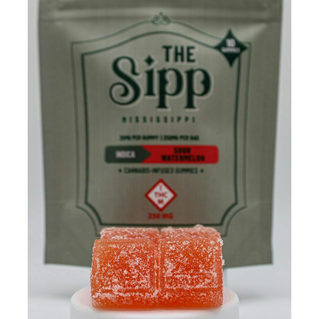 The Sipp - Sour Watermelon Gummies – 250mg - 1
