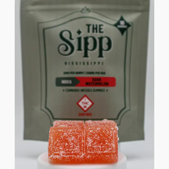 The Sipp - Sour Watermelon Gummies – 250mg - 1