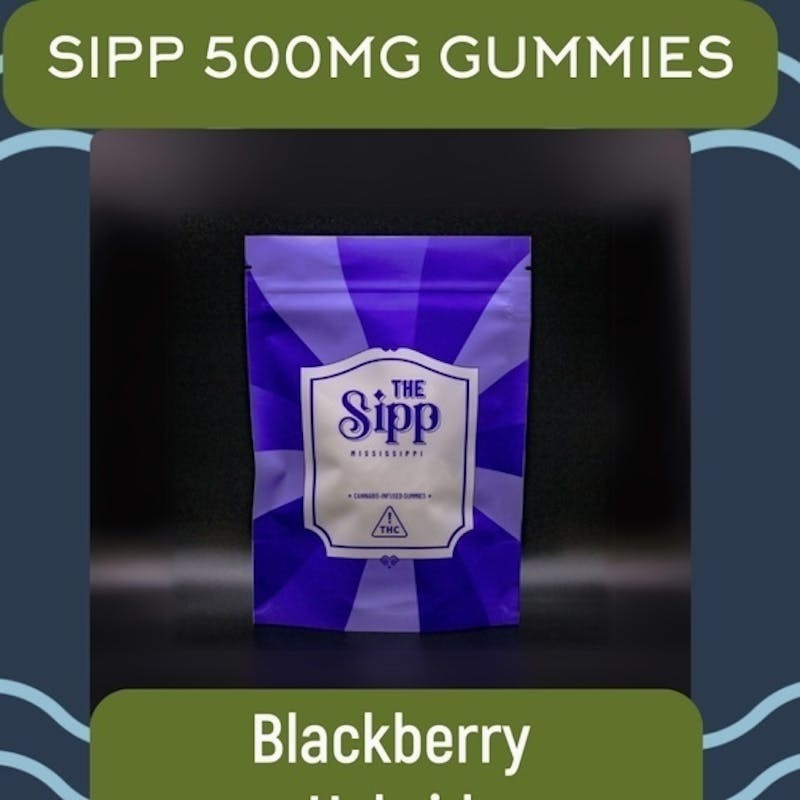 The Sipp - Blackberry Hybrid Gummies – 500mg - 1